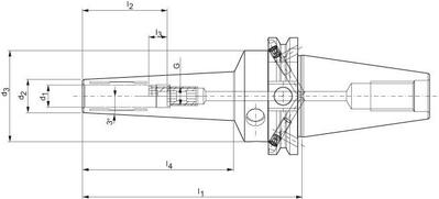 Hydro upínač HPH 3° DIN69871ADB SK40 5mm WTE