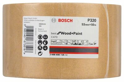 Zvitok brúsneho papiera C470 93 mm x 50 m, 320