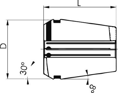 Kleština DIN6499B HPD25 4,0mm FAHRION