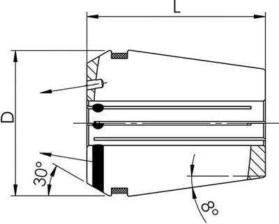 Kleština DIN6499B GERC32HPDD 18,0mm FAHRION