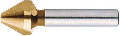 Kuželový záhlubník DIN334 HSS TiN tvar C válcová stopka 60° 40mm FORMAT