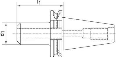 Upínač HG DIN69871ADB SK50 extra dlouhý 2-8mm HAIMER