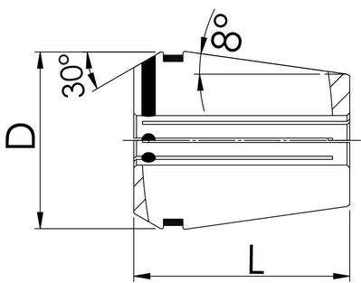 Kleština 469E vnitřní chlazení GERC32 10mm FAHRION