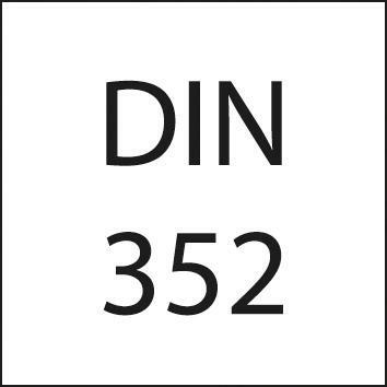 Ruční závitník Druhý závitník DIN352 HSS M3,5 FORMAT