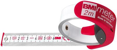 Kapesní svinovací metr BMImeter 3mx16mm bílý BMI