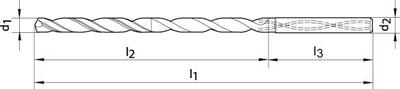 Hloubkový vrták dílenská norma tvrdokov 9065110030000 TiALN stopka HA vnitřní chlazení 3,0mm GÜHRING