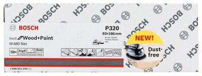 Brúsny list 93 x 186 mm, 320