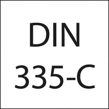 Kuželový záhlubník DIN335 HSS TiALN tvar C válcová stopka 90° 6,3mm FORMAT