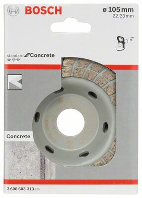 Diamantový miskovitý kotúč Standard for Concrete Turbo 105 x 22,23 x 3 mm