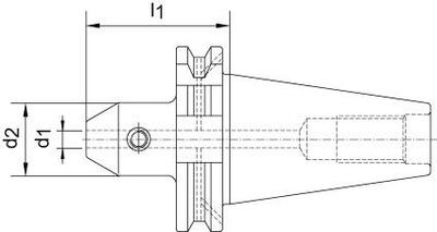 Upínací trn DIN69871ADB SK50 D40mm HAIMER