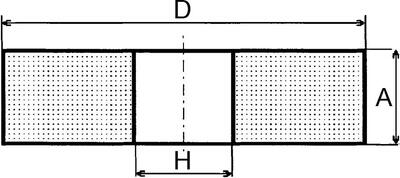 Brusný kotouč Normální korund 200x32x51mm K36 Müller