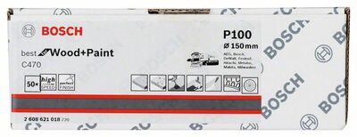 Brúsny list C470, 50-kusové balenie 150 mm, 100