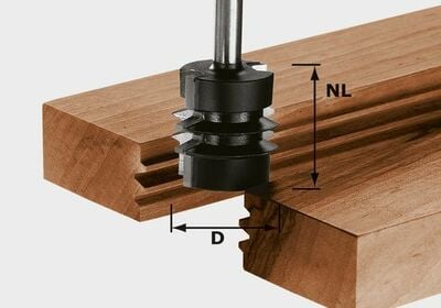 Fréza na lepené spoje HW S8 D34/NL32