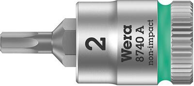 Adaptér-bit 1/4" vnitřní 6-hran 2x28mm Wera