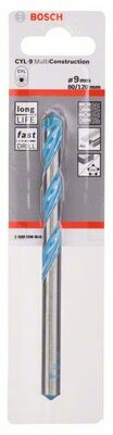 Viacúčelové vrtáky CYL-9 Multi Construction 9 x 80 x 120 mm, d 8 mm