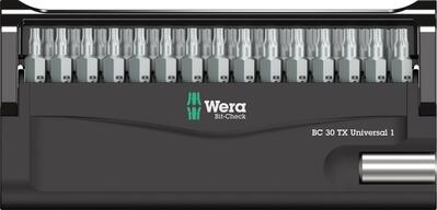 Sada bity Bit-Check 30 TX Universal 1 Wera