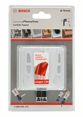 Karbidová dierovka Endurance for Heavy Duty, 76 mm