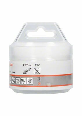 Diamantová korunka X-LOCK Best for Ceramic Dry Speed 67 x 35 67 x 35 mm