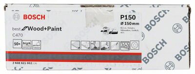 Brúsny list C470, 50-kusové balenie 150 mm, 150