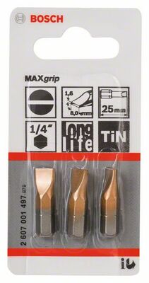 Skrutkovací hrot Max Grip S 1,6x8,0, 25 mm