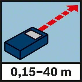 Laserový merač vzdialeností GLM 40
