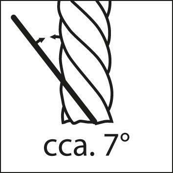 Strojní výstružník NC dílenská norma tvrdokov 8,10mm FORMAT