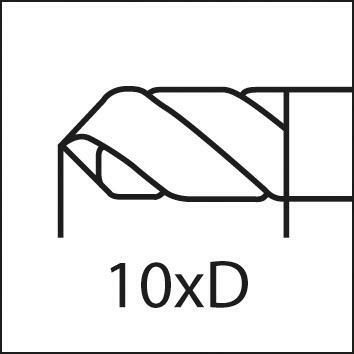 Spirálový vrták DIN341 HSS vybrušovaný typ N stopka MK 32mm FORMAT