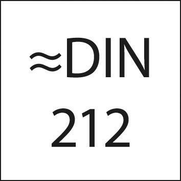 Strojní výstružník NC dílenská norma HSS-Co 2,52 mm FORMAT