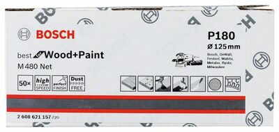 Brúsny list 125 mm, 180