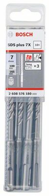Vrtáky do kladív SDS plus-7X 7 x 100 x 165 mm