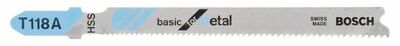 Pílový list do priamočiarych píl T 118 A Basic for Metal