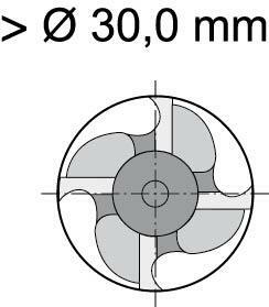 Stopková fréza dlouhá DIN844 HSS-Co5 typ N 32,0mm FORMAT
