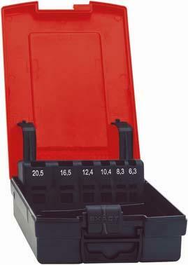 Plastový box, prázdný pro rozměri 6,3-20,5mm FORMAT