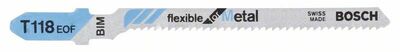 Pílový list do priamočiarych píl T 118 EOF Flexible for Metal