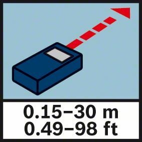 Laserový merač vzdialeností GLM 30