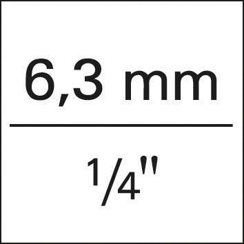 Nástrčkový klíč 6-hran 1/4" 13x mm HAZET