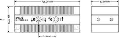 Magnetický upínací blok (pár) 125x50x52mm FLAIG